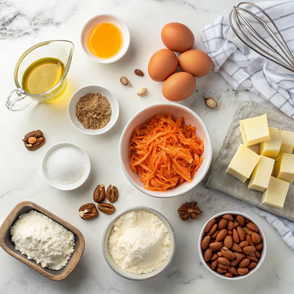 Carrot Cake Box Mix Cookies: Soft, Spiced & Easy to Make 6 ngredients for carrot cake box mix cookies on counter