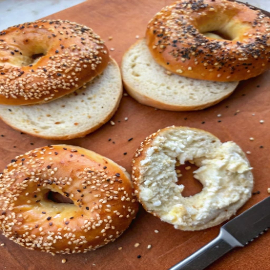 cottage cheese and bagel recipe