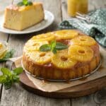 Pineapple Juice Cake Recipe – The Ultimate Moist & Flavorful Dessert 7 Freshly baked pineapple juice cake recipe close-up
