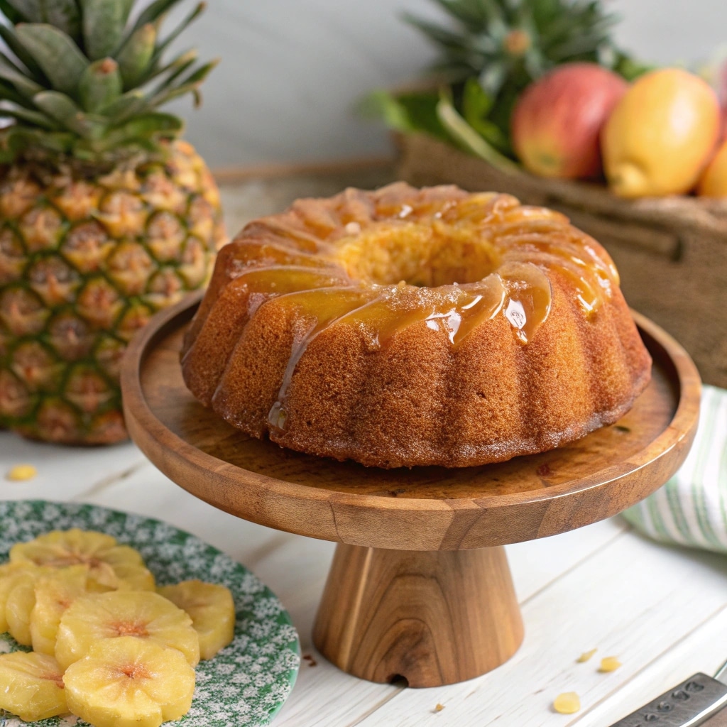 Irresistible Recipe for Pineapple Juice Cake That Wows Every Time 5 Freshly glazed pineapple juice cake recipe