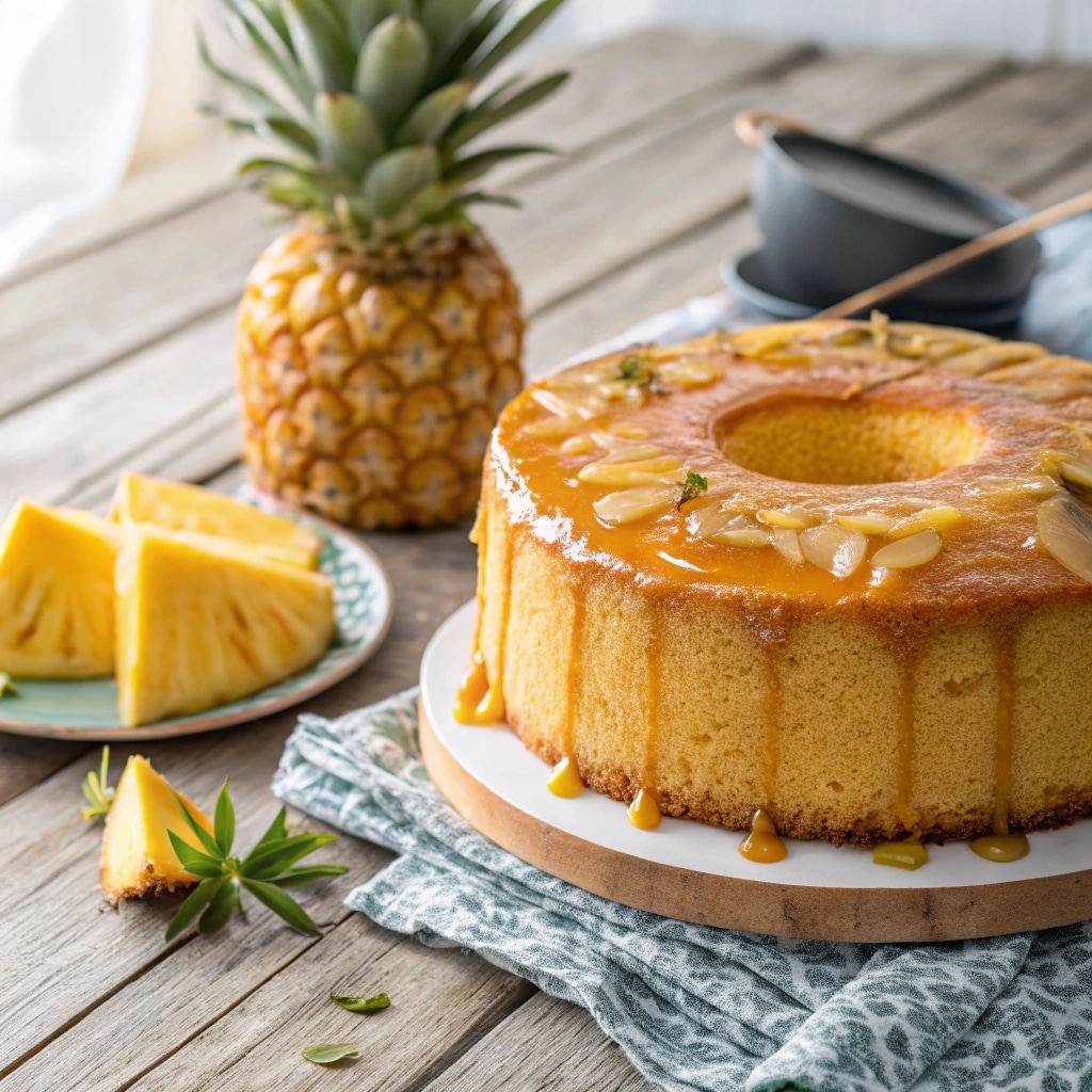 Pineapple Juice Cake Recipe from Scratch – The Most Moist & Tropical Dessert Ever 5 pineapple juice cake recipe from scratch freshly baked with glaze