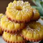 Pineapple Sugar Cookie Recipe: A Soft and Tangy Tropical Favorite pineapple sugar cookie recipe Freshly baked pineapple sugar cookies on a plate