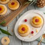 Pineapple upside down sugar cookies recipe image