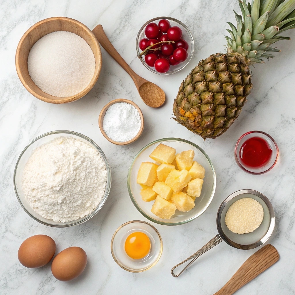 Pineapple Upside Sugar Cookies Recipe – Easy & Chewy Tropical Delight 6 ingredients for pineapple upside sugar cookies