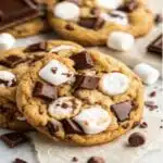 The Best Smore Cookies: A Gooey, Crispy, Chocolatey Dream Come True best smore cookies best s’more cookies with gooey chocolate and marshmallow