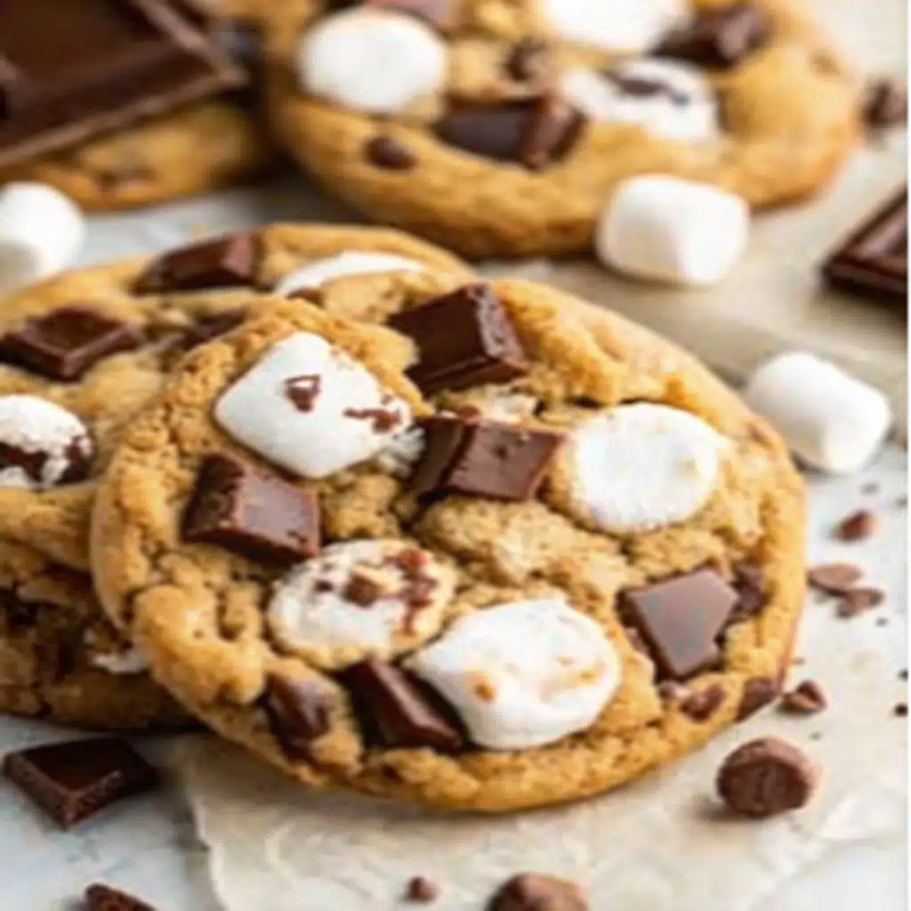 The Best Smore Cookies: A Gooey, Crispy, Chocolatey Dream Come True best smore cookies best s’more cookies with gooey chocolate and marshmallow