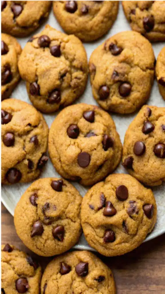 Chewy Pumpkin Chocolate Chip Cookies