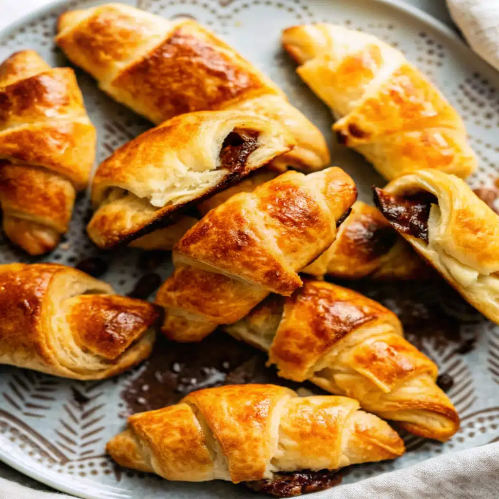 Croissant Nutella – From Quick & Easy to Bake-at-Home Luxury Croissant Nutella serving croissant Nutella