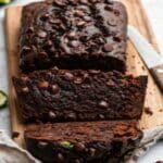 Ultimate Double Chocolate Zucchini Bread – Rich, Moist & Sneakily Healthy 11 Double Chocolate Zucchini Bread sliced loaf moist fudgy