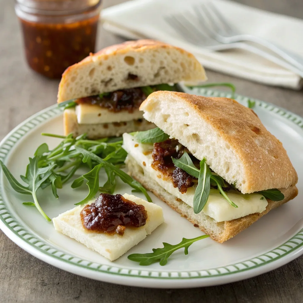 20 Best Focaccia Sandwich Fillings for Every Taste Focaccia Sandwich Fillings gourmet focaccia sandwich fillings brie fig jam arugula