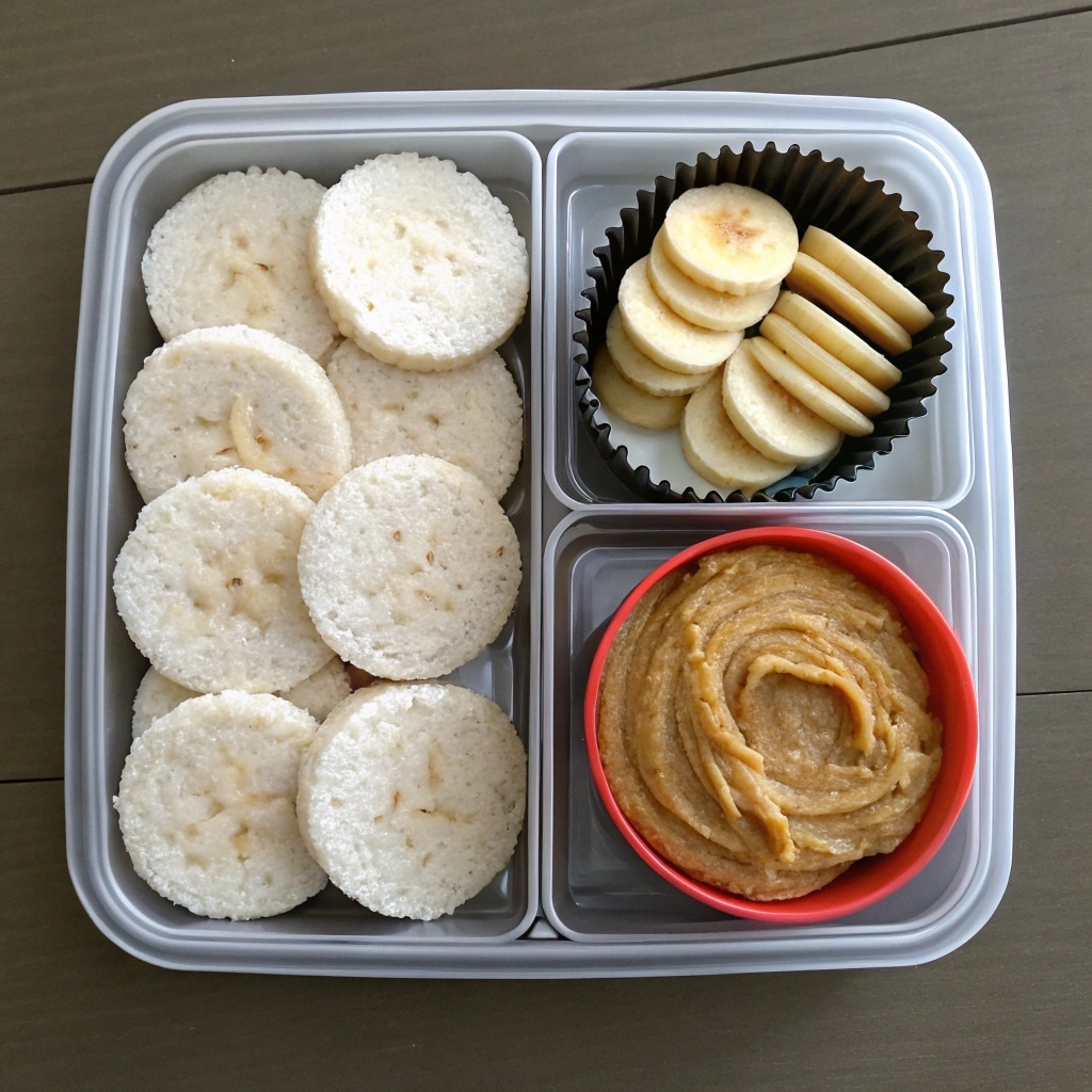 Peanut Butter and Banana Rice Cakes – The Healthy Snack You’ll Crave Daily 4 peanut butter banana rice cake meal prep