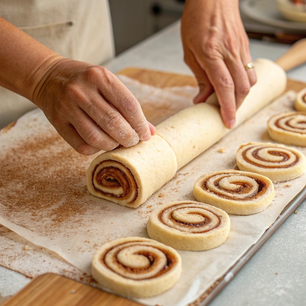 Sourdough Cinnamon Rolls – From No-Fuss Overnight to Decadent Brioche Rolls 11 rolling sourdough cinnamon rolls with cinnamon filling