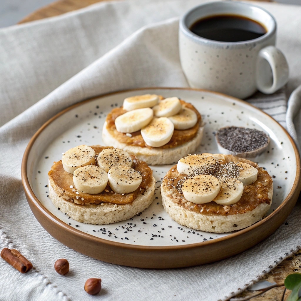 Peanut Butter and Banana Rice Cakes – The Healthy Snack You’ll Crave Daily 6 Served peanut butter and banana rice cakes snack