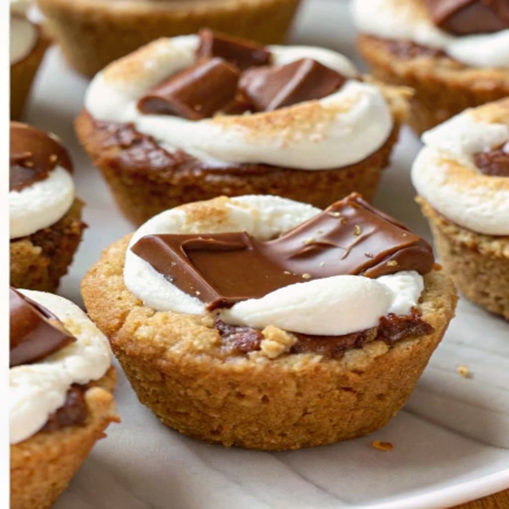 Smore Cookie Cake – The Gooey Dessert You’ll Crave Again and Again 9 smore cookie cups