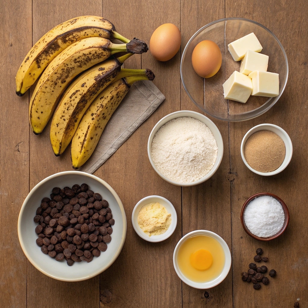 Super Moist Chocolate Chip Banana Bread Recipe 7 Super Moist Chocolate Chip Banana Bread Ingredients