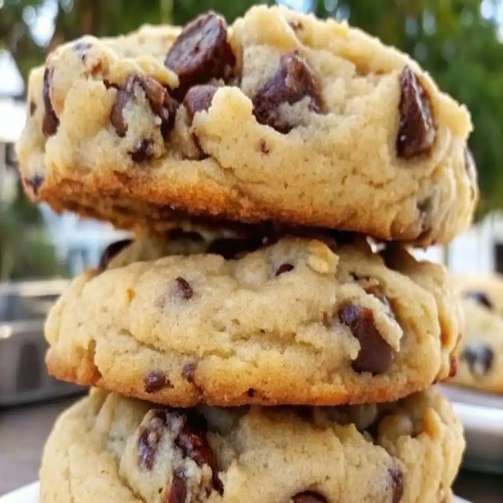Best Chocolate Chip Cookies (Chewy, Soft & Perfect Every Time) 6 stack of best chocolate chip cookies freshly baked