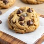 Easy Peanut Butter Chocolate Chip Cookies Recipe 7 Easy peanut butter chocolate chip cookies fresh from oven
