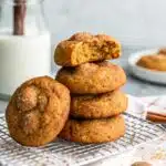 Gluten Free Pumpkin Cookies – Chewy, Soft & Irresistibly Spiced 10 Chewy gluten free pumpkin cookies on rustic table