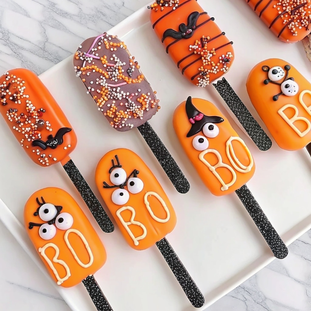 Halloween Cakesicles – Fun & Spooky Chocolate Covered Treats 6 halloween cakesicles