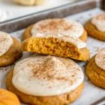 Pumpkin Cookies with Cream Cheese Icing – Soft, Spiced & Frosted Perfection 10 Pumpkin cookies with cream cheese icing