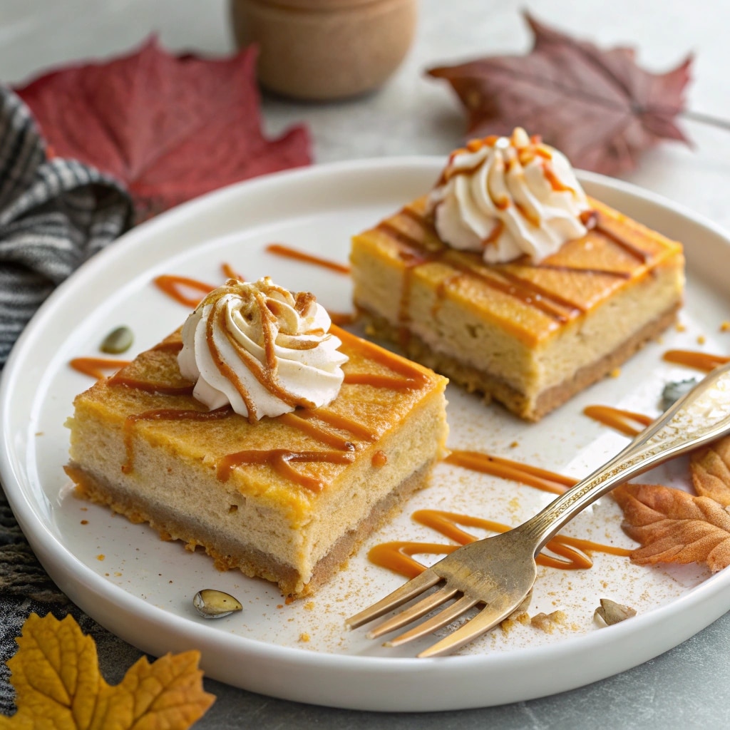 Pumpkin Pie Bars – Easy, Creamy & Crowd-Pleasing Dessert 8 serving pumpkin pie bars