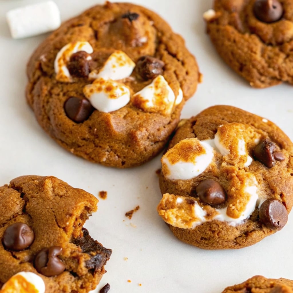 Pumpkin Smores Cookies: Cozy Fall Flavor in Every Gooey Bite 8 Gooey Pumpkin S’mores Cookies