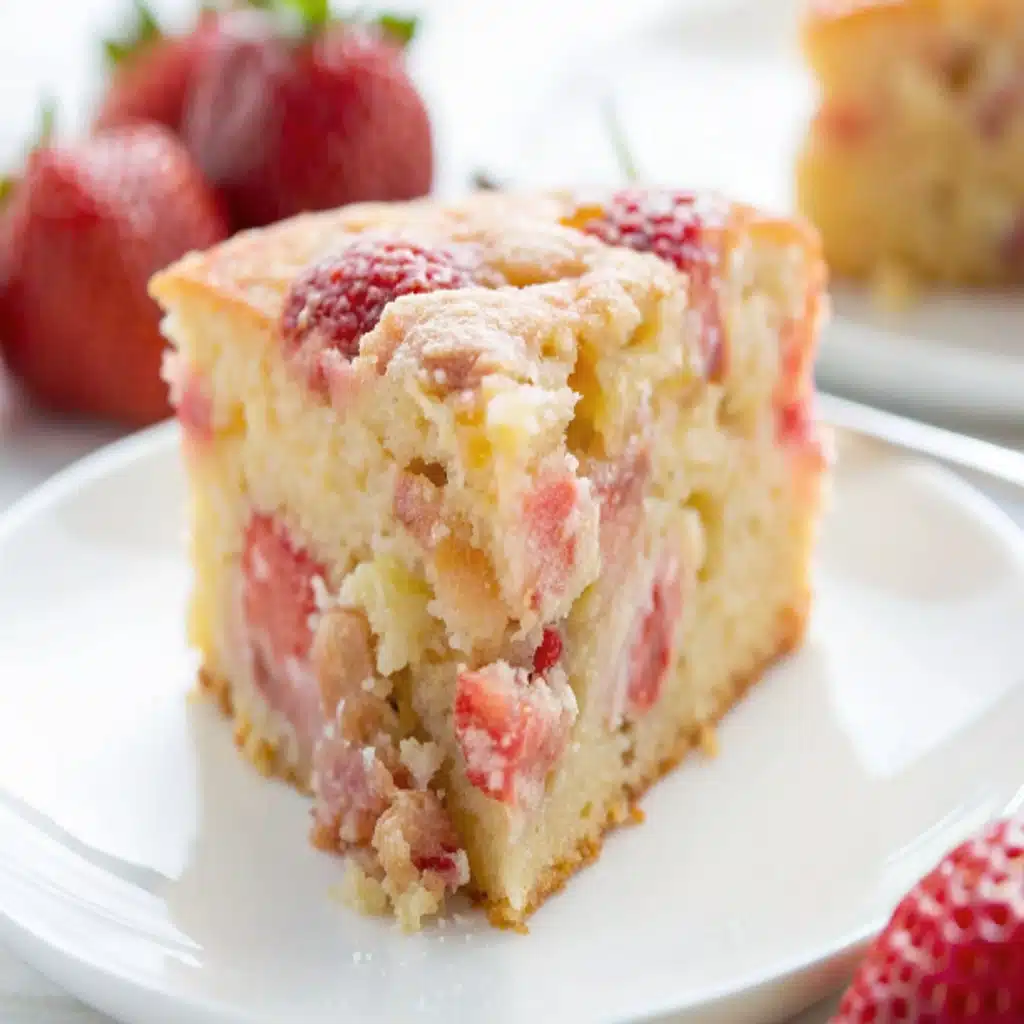 Slice of French Strawberry Cake 
