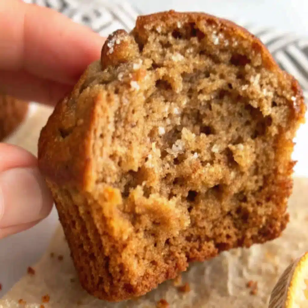 halved banana muffin 