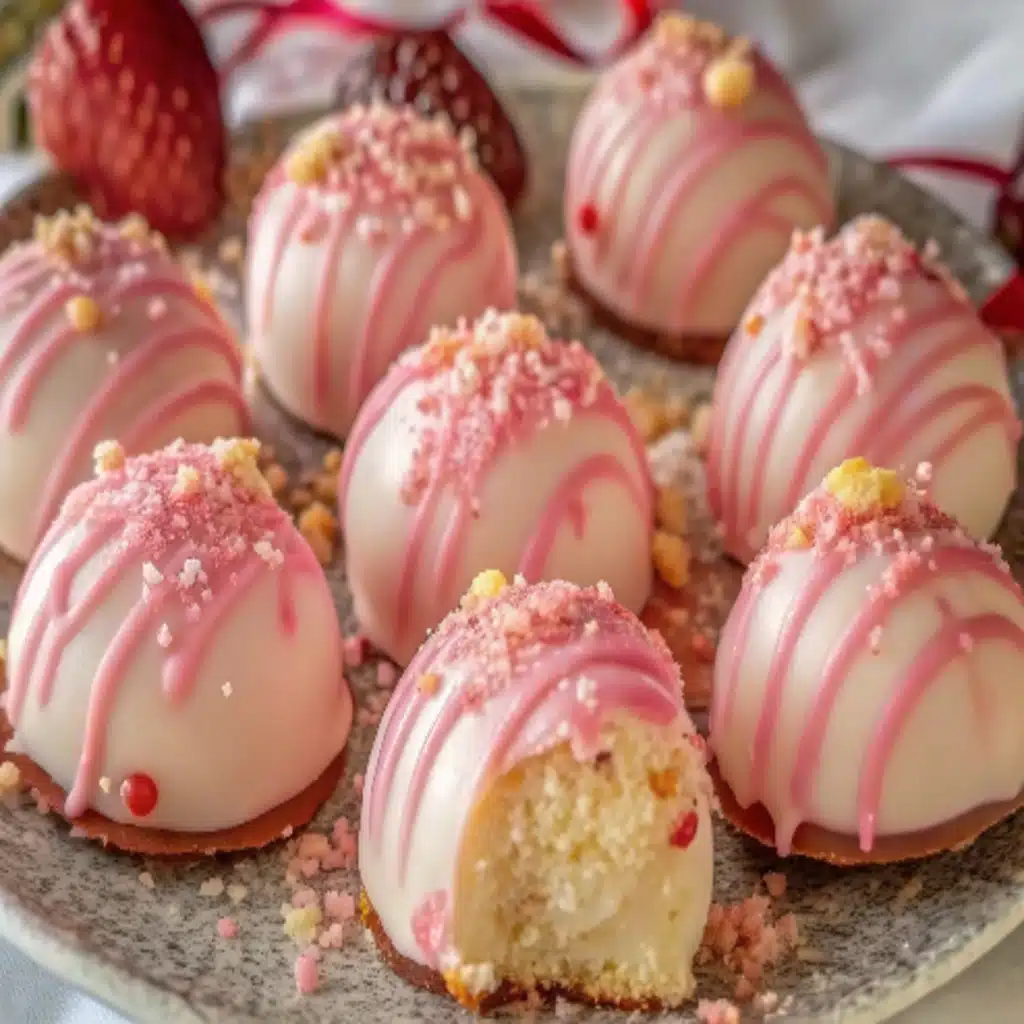 Strawberry Truffles – Creamy, Dreamy & Perfectly Sweet Strawberry Truffles Strawberry Cheesecake Truffles