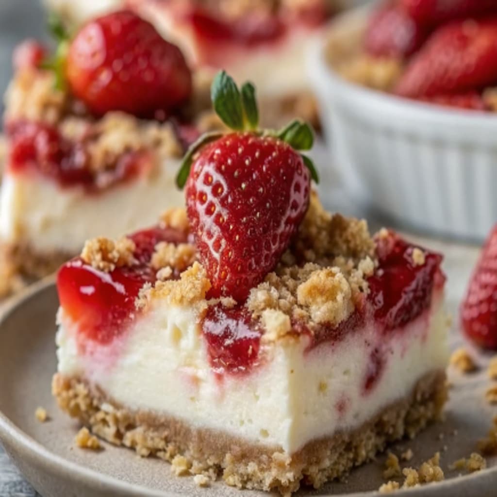 The 10 Best Strawberry Desserts to Sweeten Your Day 5 Strawberry Crunch Cheesecake