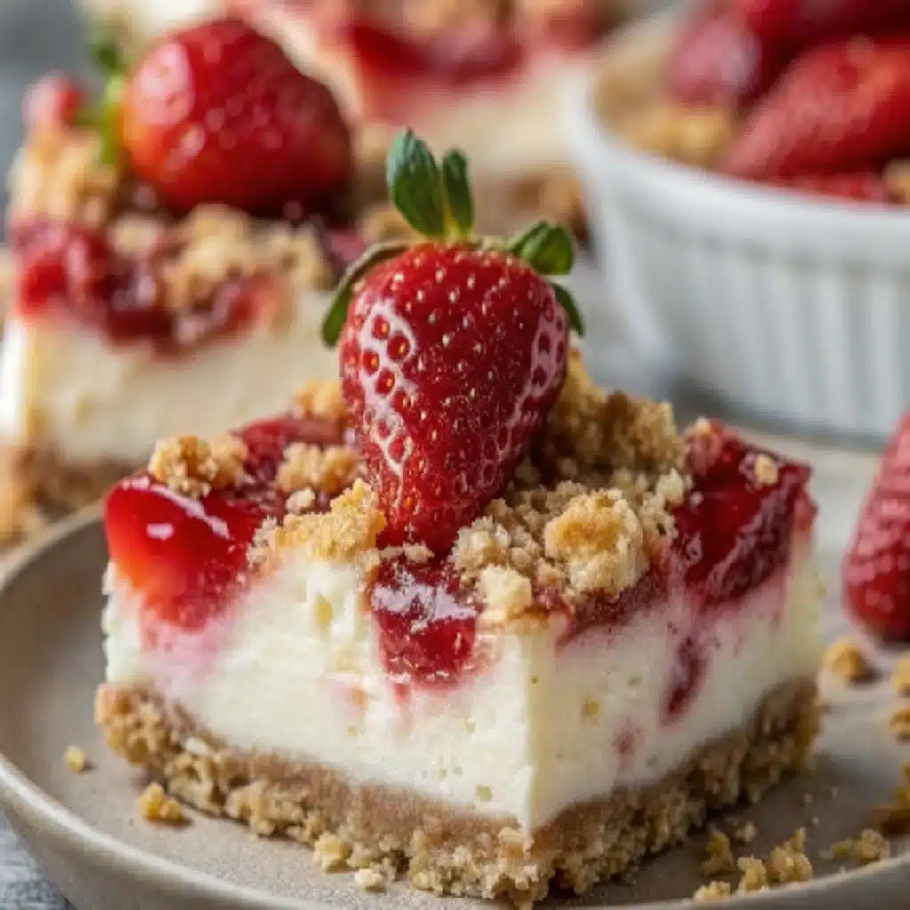 The 10 Best Strawberry Desserts to Sweeten Your Day best strawberry desserts Strawberry Crunch Cheesecake