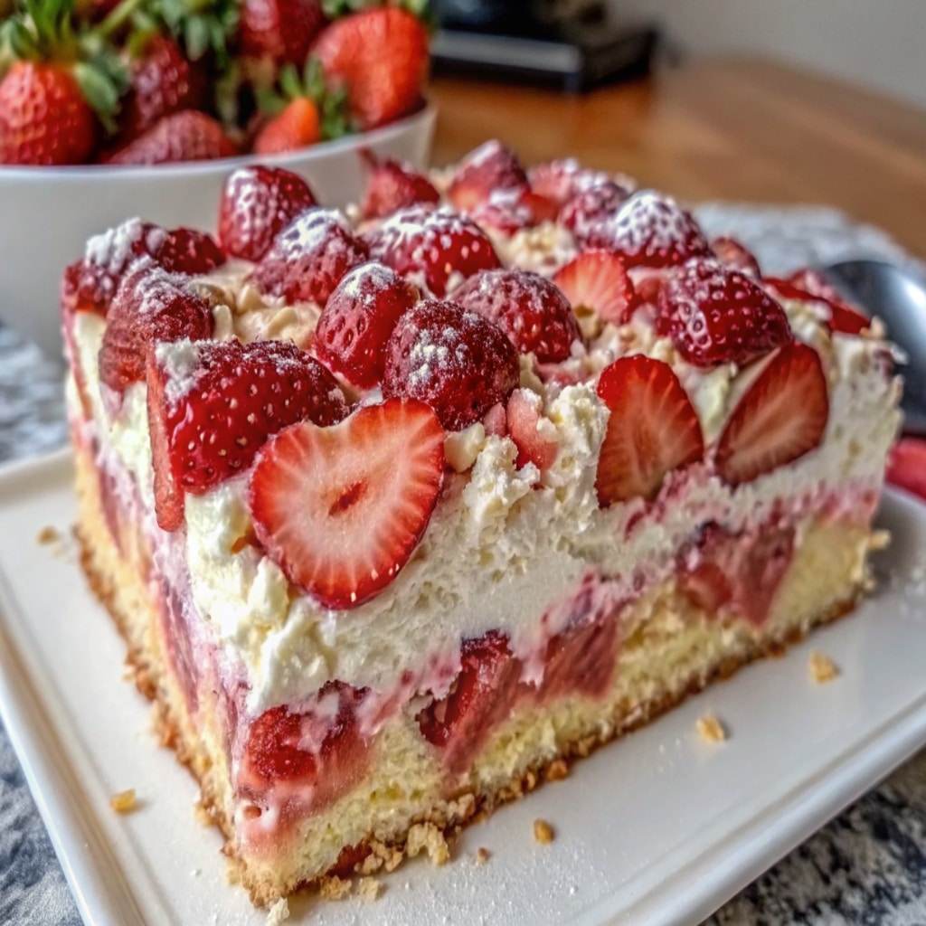 The 10 Best Strawberry Desserts to Sweeten Your Day 1 Strawberry Earthquake Cake