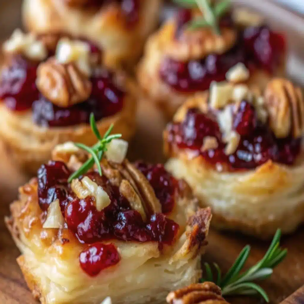 Cranberry Brie Bites – Easy Holiday Puff Pastry Appetizer Baked Cranberry Brie Bites baked cranberry brie bites appetizer