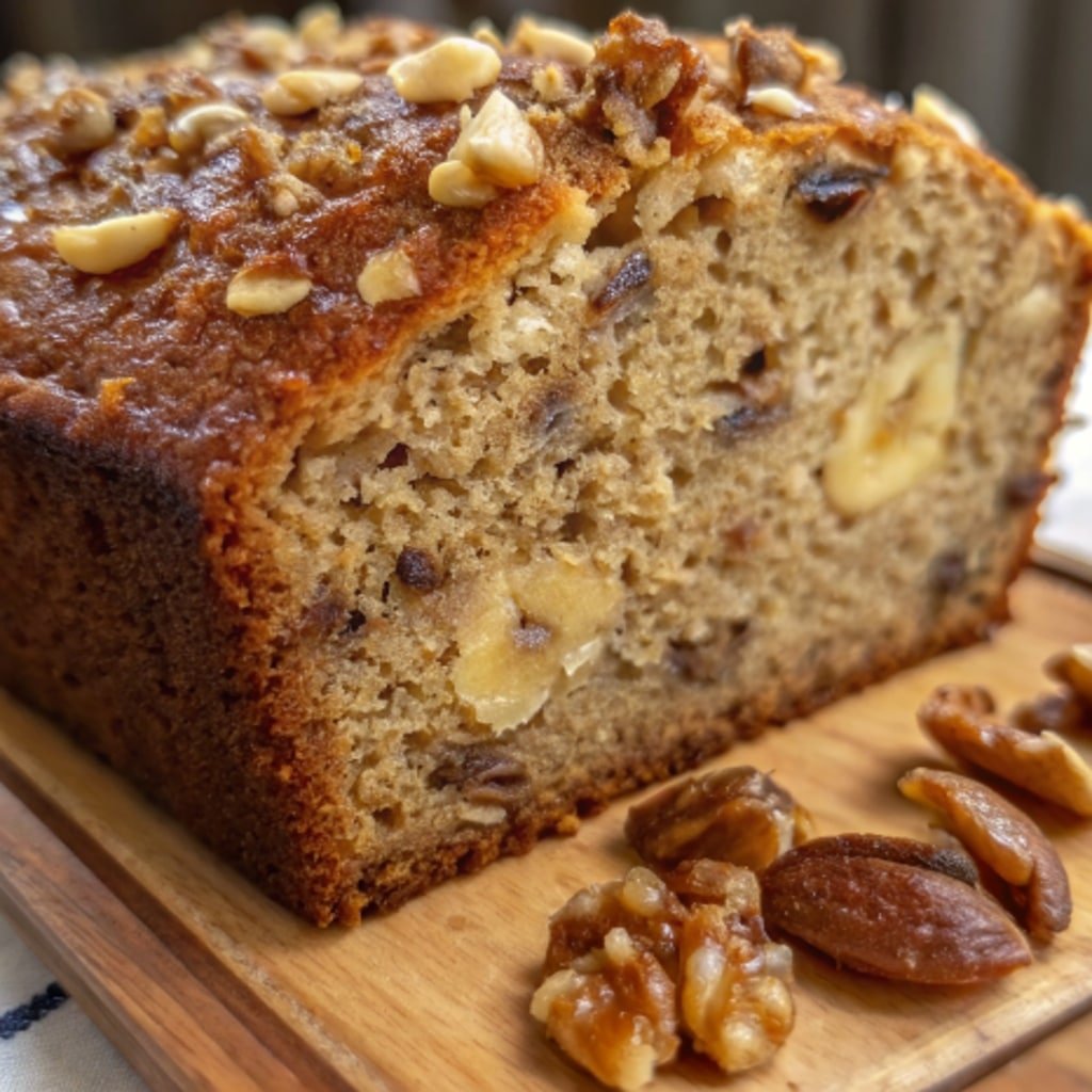 banana nut bread loaf