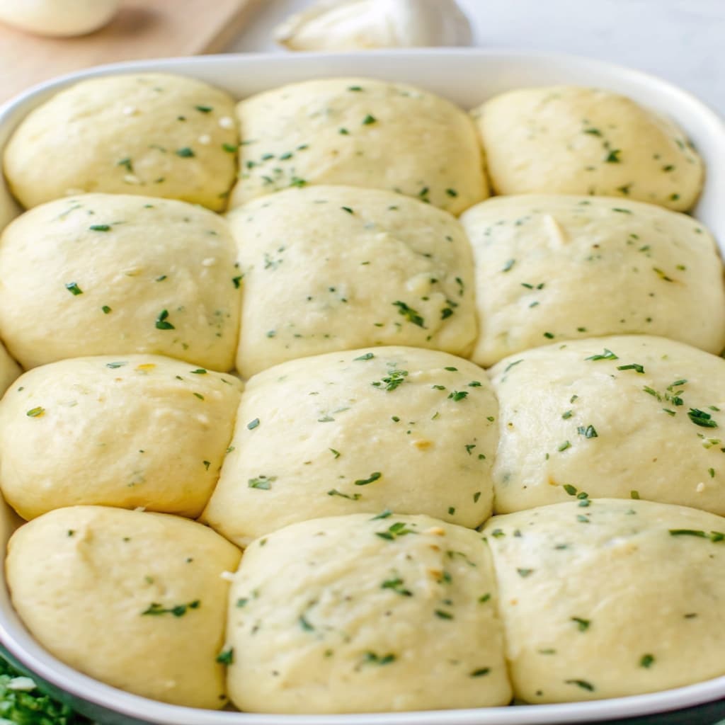 Garlic Butter Bread Rolls Recipe: Soft, Fluffy & Irresistible 6 bread dough for garlic butter bread rolls