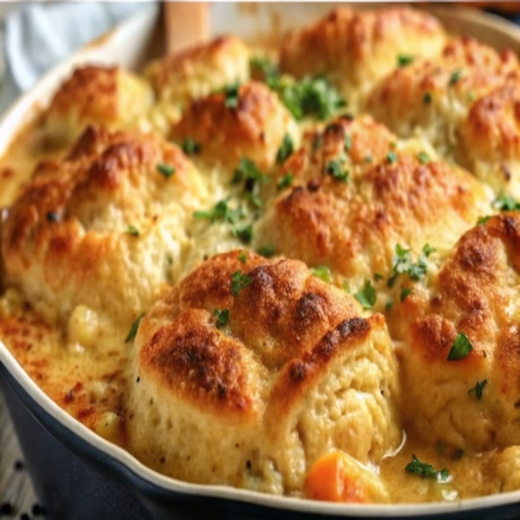 Chicken Cobbler Dinner Casserole 4 chicken cobbler dinner casserole