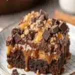 chocolate caramel dump cake