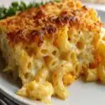 Creamy Baked Mac and Cheese Recipe — The Ultimate Comfort Food 5 Golden, creamy baked mac and cheese fresh from the oven