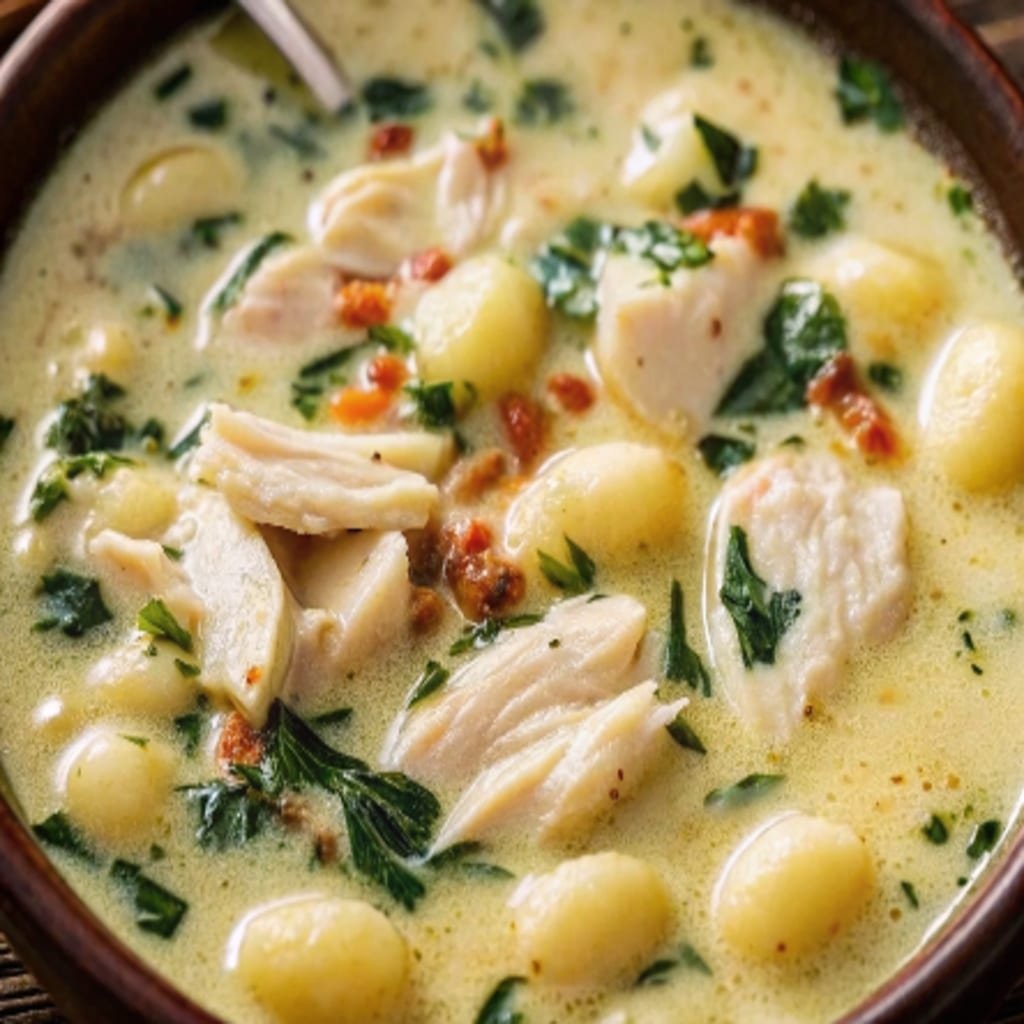 creamy chicken gnocchi soup