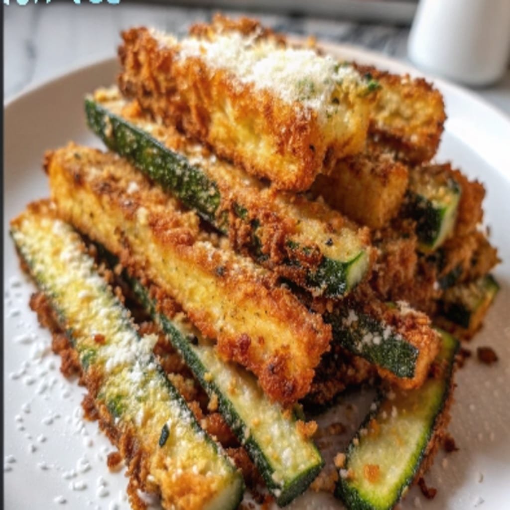 Crispy Air Fryer Zucchini Fries