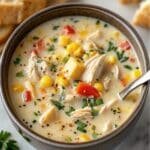 Crockpot Chicken Corn Chowder: Cozy, Creamy Comfort 5 Crockpot Chicken Corn Chowder with chicken, corn, and potatoes