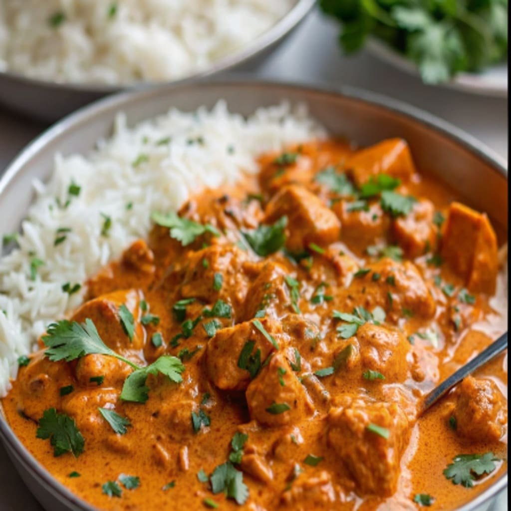 Easy Homemade Butter Chicken 4 easy homemade butter chicken with rice
