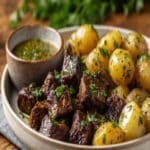 Garlic Butter Beef Bites & Potatoes – The Best High-Protein Dinner Recipe 5 Garlic Butter Beef Bites & Potatoes