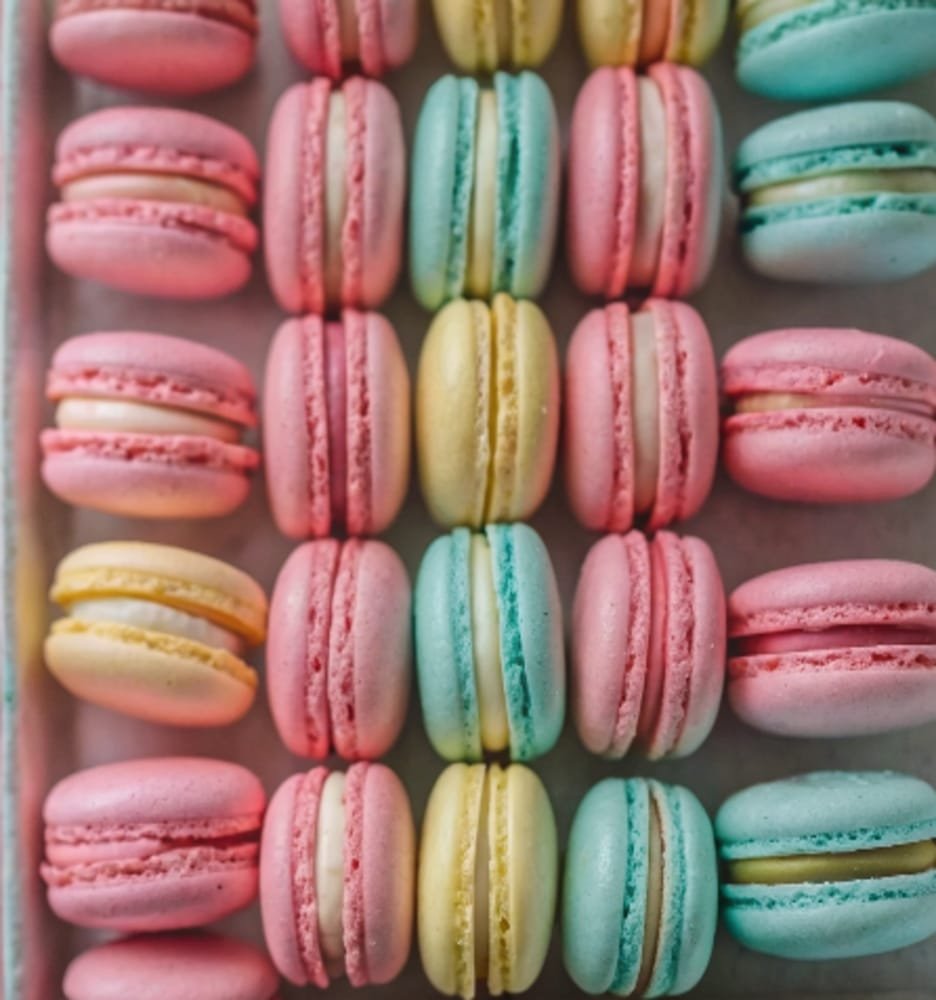 Macaron Recipe for Beginners colorful macarons