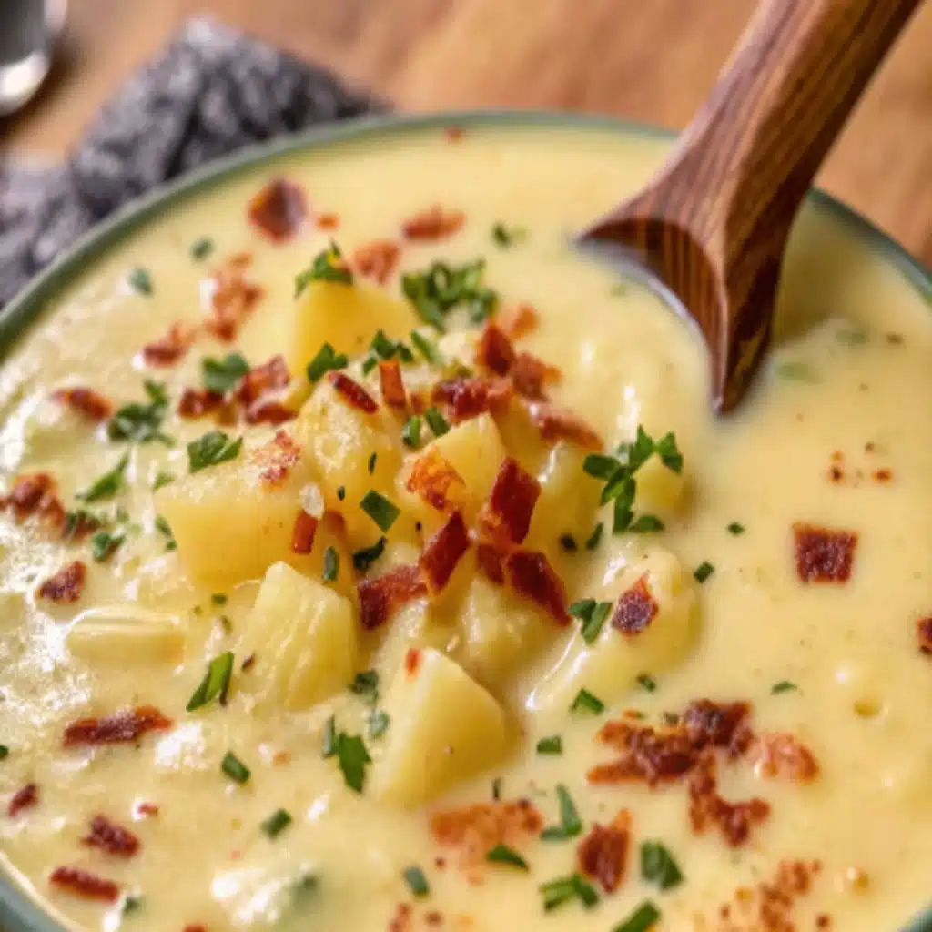 Creamy Potato Soup – Easy, Cozy, and Full of flavor 4 Serving creamy potato soup