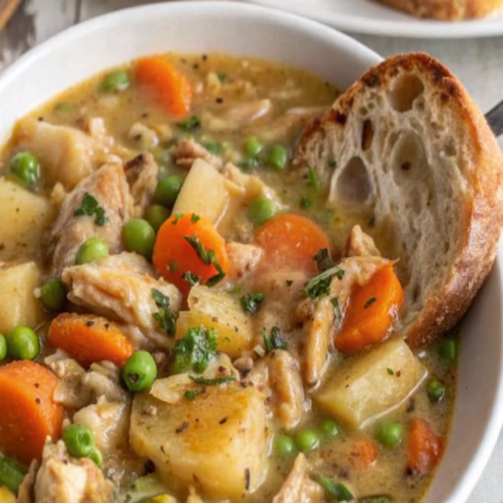 Slow Cooker Chicken Stew Recipe — Hearty, Comforting, and Effortless 4 rich, hearty, and effortless Slow Cooker Chicken Stew Recipe