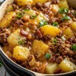 Slow Cooker Cowboy Potato Casserole: A Hearty, Cheesy Supper Made Easy 5 Slow Cooker Cowboy Potato Casserole with cheese