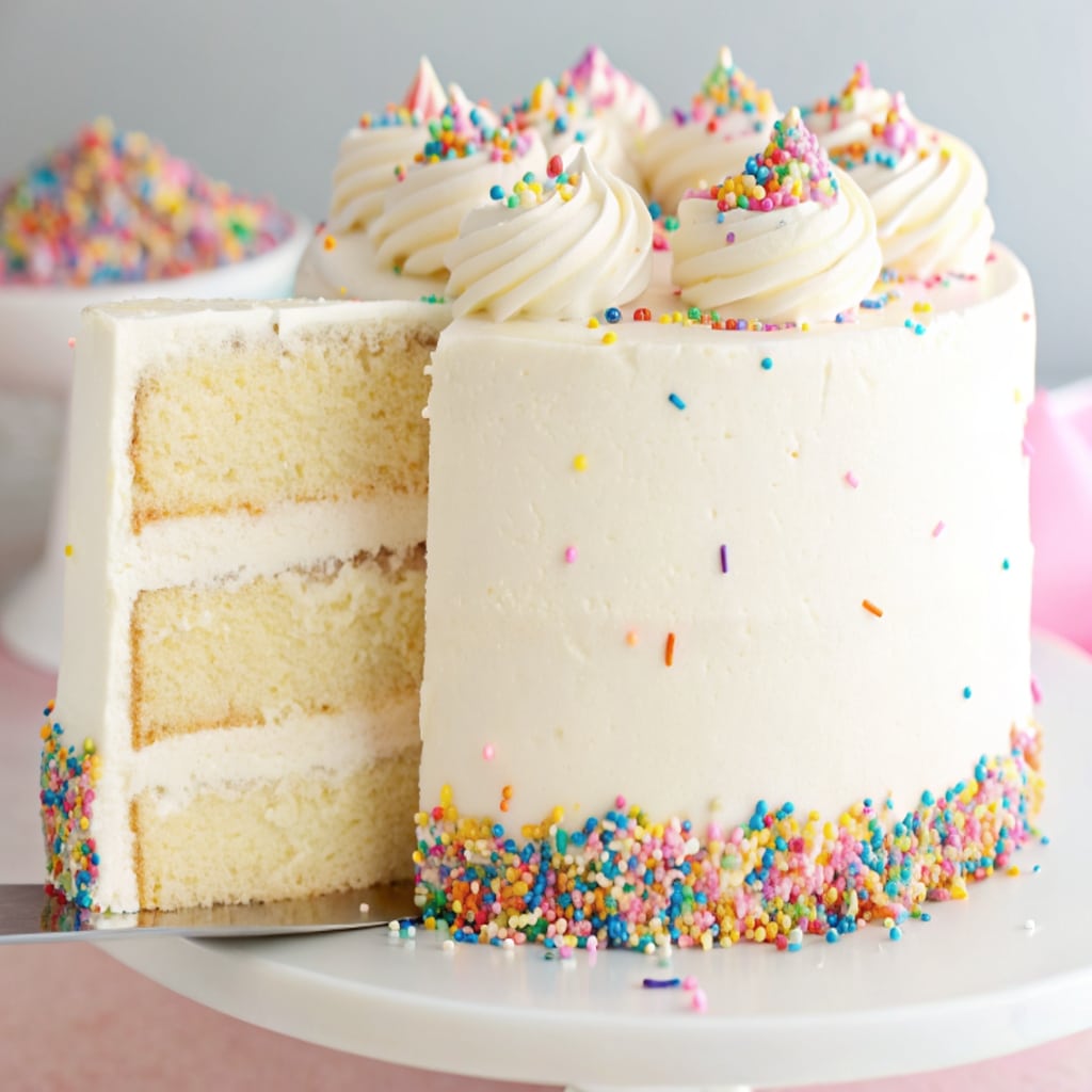 Vanilla Cake Recipe – Soft, Moist & Buttery 5 vanilla cake recipe with buttercream frosting