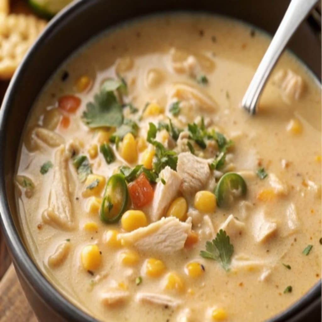 Easy White Chicken Chili — Creamy, Comforting & Simple 4 Easy White Chicken Chili in bowl