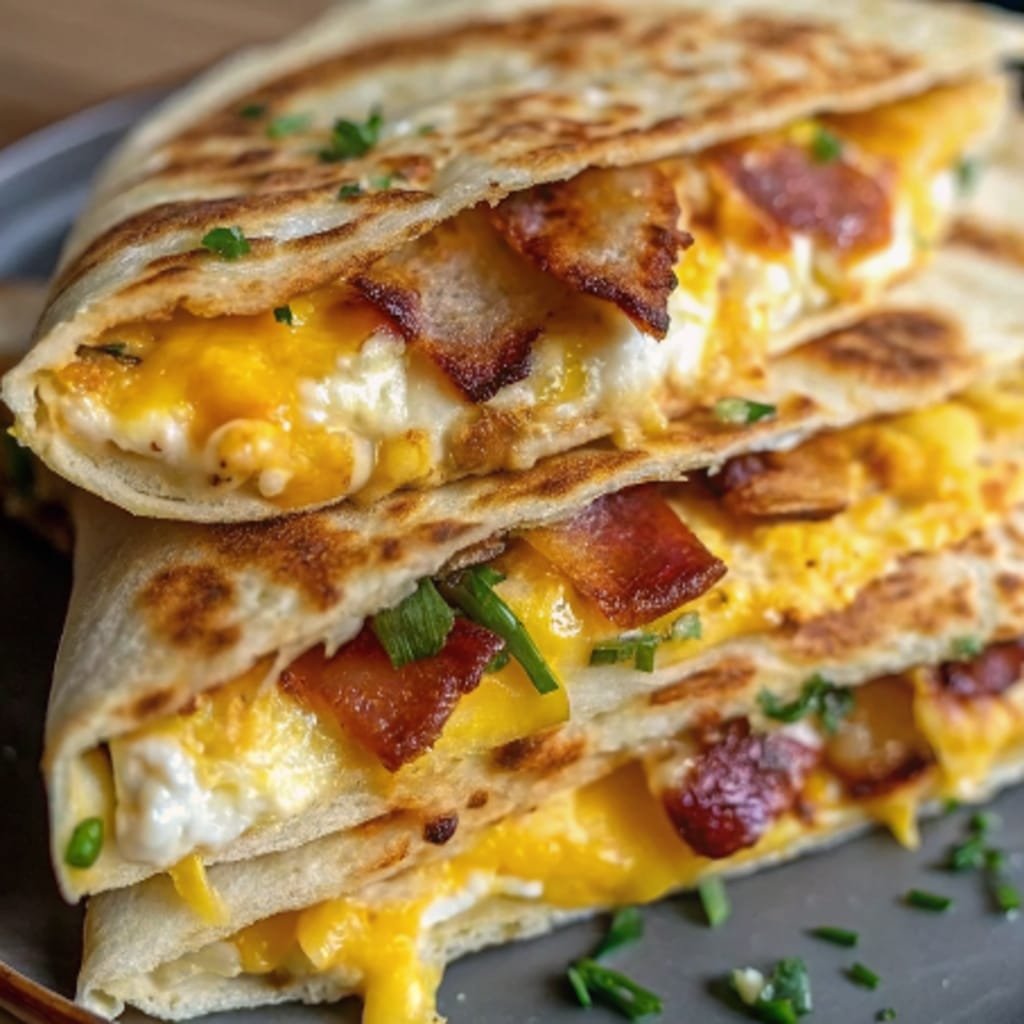 Bacon Egg & Cheese Breakfast Quesadillas – Fast, Melty, Café-Style Bacon Egg & Cheese Breakfast Quesadillas Bacon Egg & Cheese Breakfast Quesadillas with melty cheese